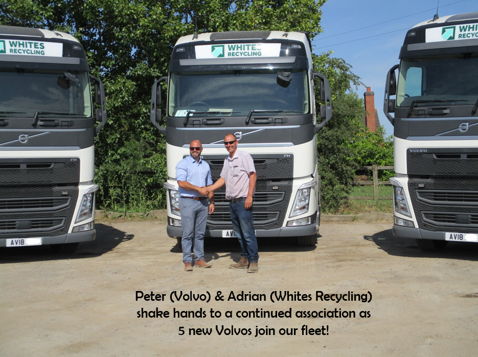 Whites Recycling receives new Volvo units